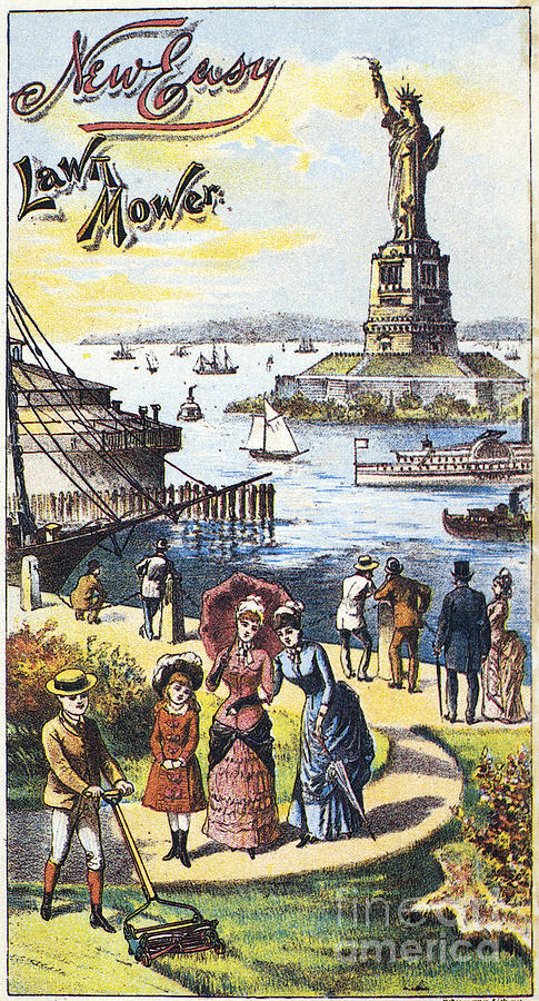 Statue Of Liberty: Ad Photograph by Granger