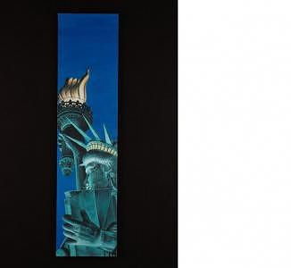 Statue Of Liberty At Twilight Painting by Joseph Greenawalt Statue Of Liberty At Twilight Painting by Joseph Greenawalt