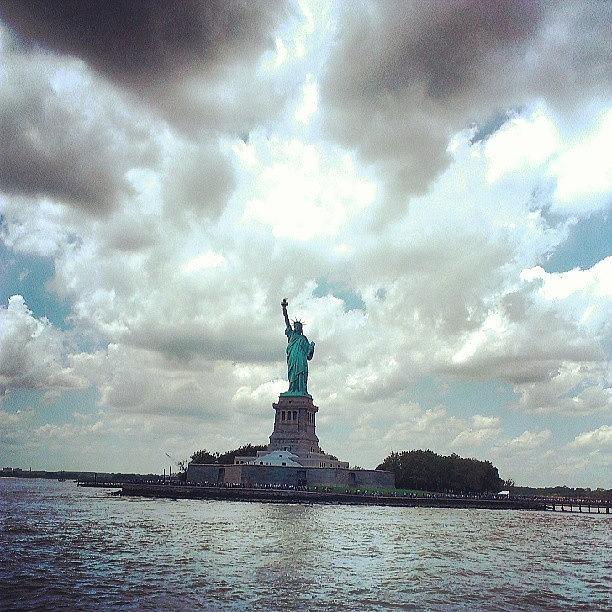 New York City Photograph - Statue Of Liberty! #ellisisland by Anthony Collier