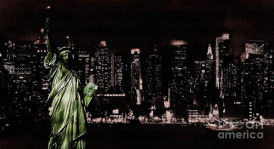 Statue of Liberty  #1 Painting by Gull G