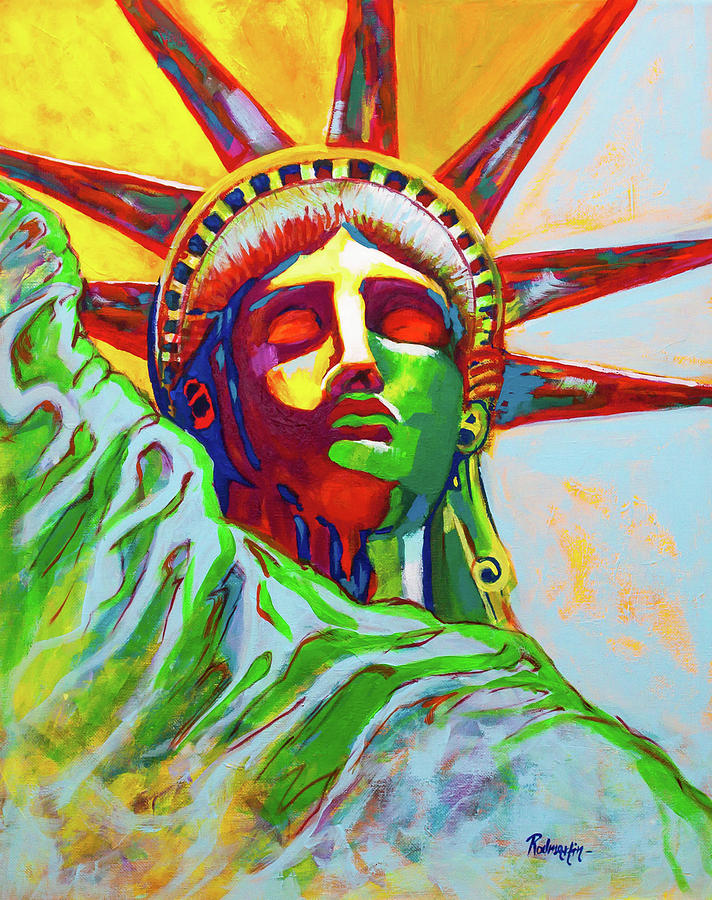 Statue of Liberty Painting by Gustav Rodmartin - Pixels