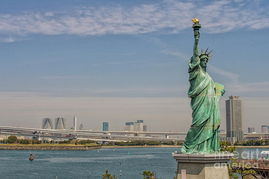 Statue of liberty in Tokyo Photograph by Patricia Hofmeester