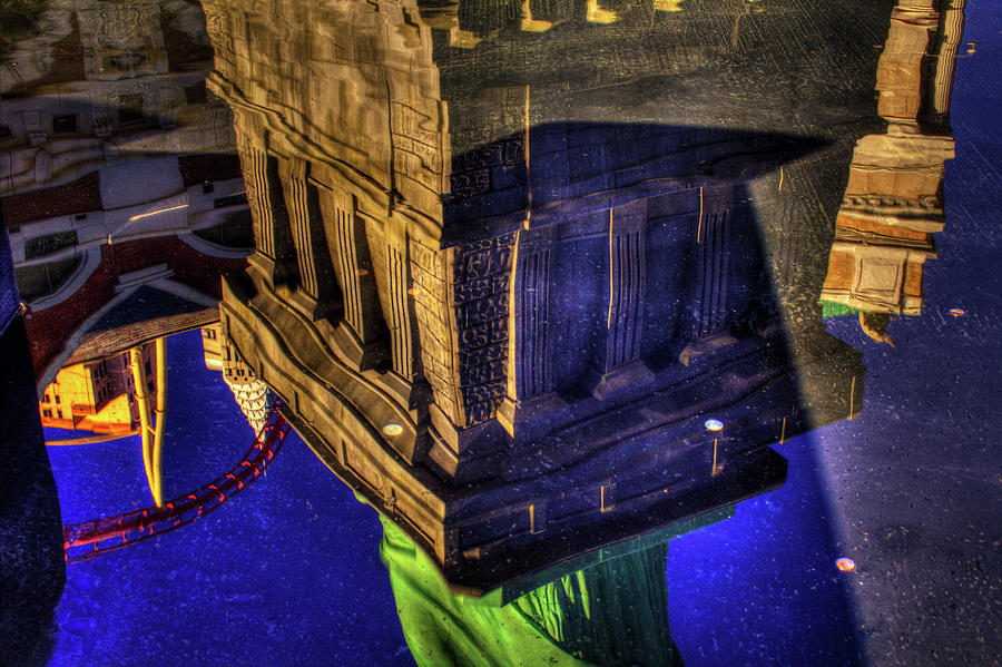 Statue of Liberty Las Vegas Reflections Photograph by Roger Passman