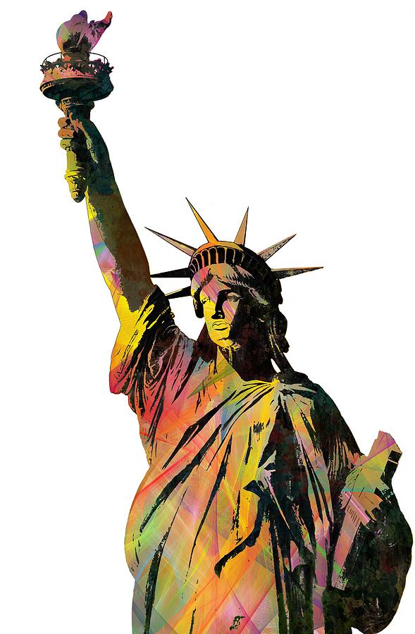 Statue of Liberty Digital Art by Marlene Watson