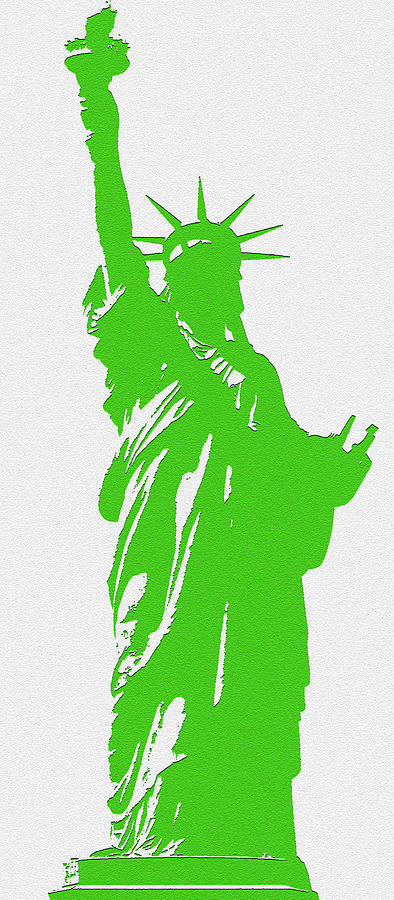 Statue of Liberty No. 9-1 Digital Art by Sandy Taylor