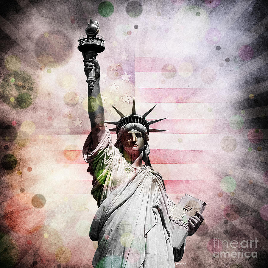 Statue of Liberty Digital Art by Phil Perkins