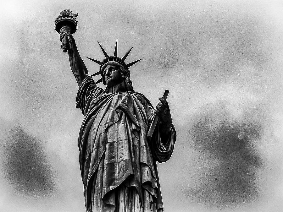 Statue of Liberty Photograph Photograph by Louis Dallara