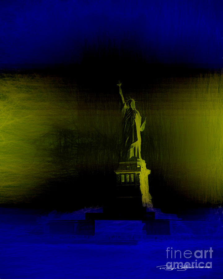 Statue of Liberty Digital Art by Roger Lighterness