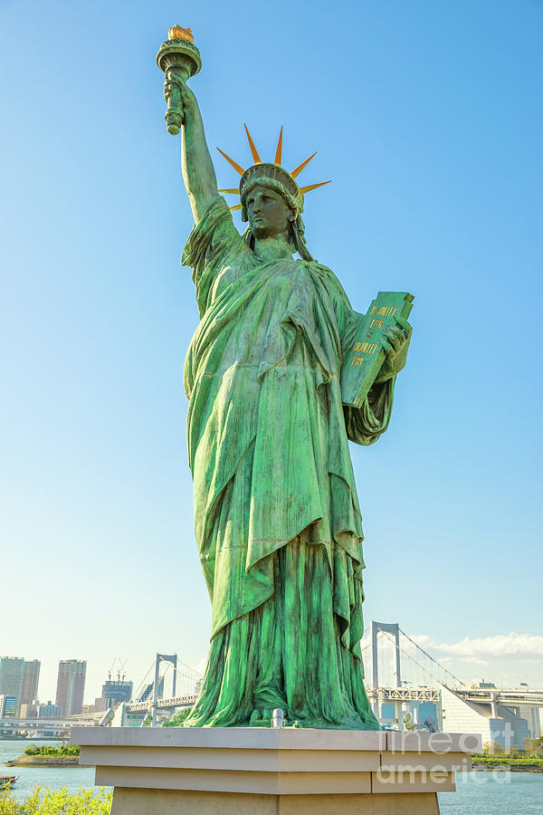 Statue of Liberty Tokyo Photograph by Benny Marty