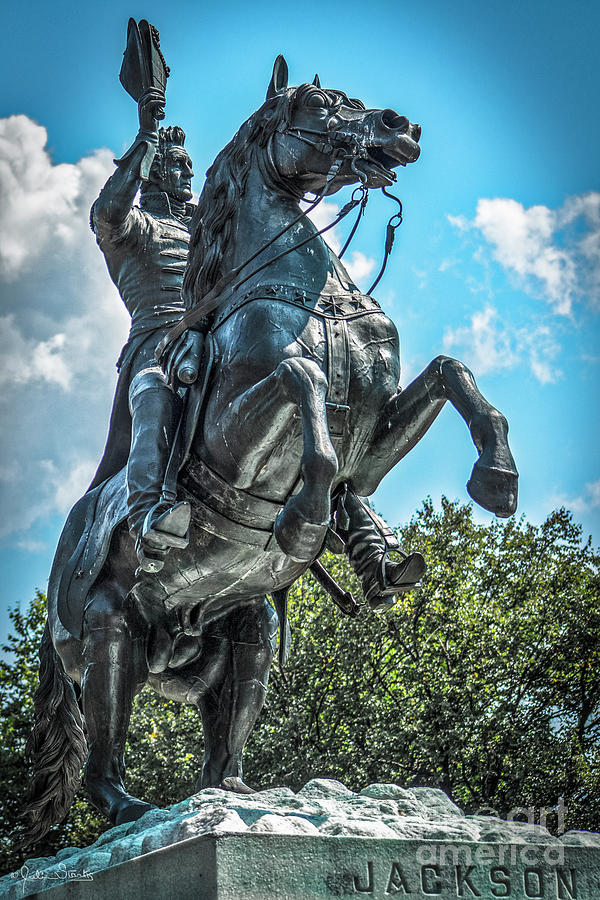 Statue Of President Andrew Jackson #2 Photograph by Julian Starks