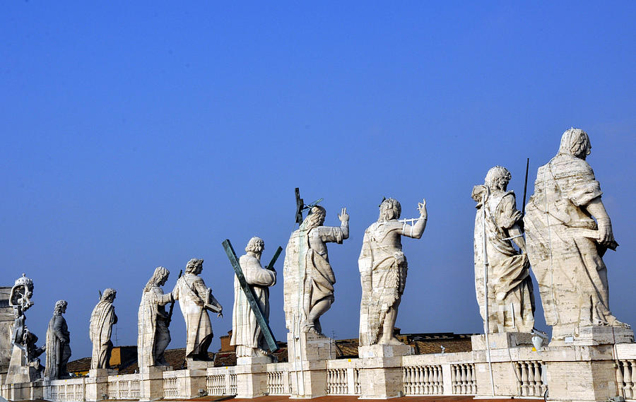 Statues of the Vatican Photograph by Andrew Dinh