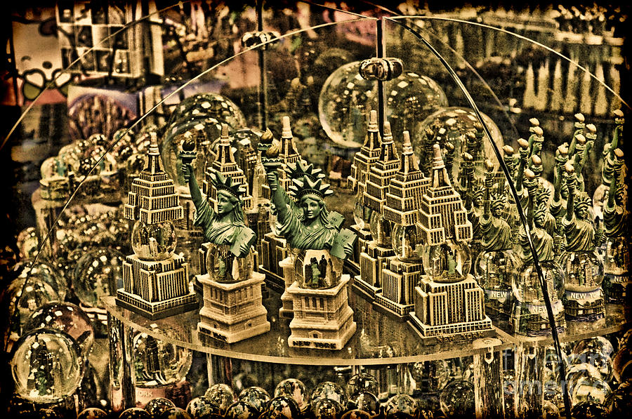 Statues of the Statue of Liberty  Photograph by Jim Fitzpatrick