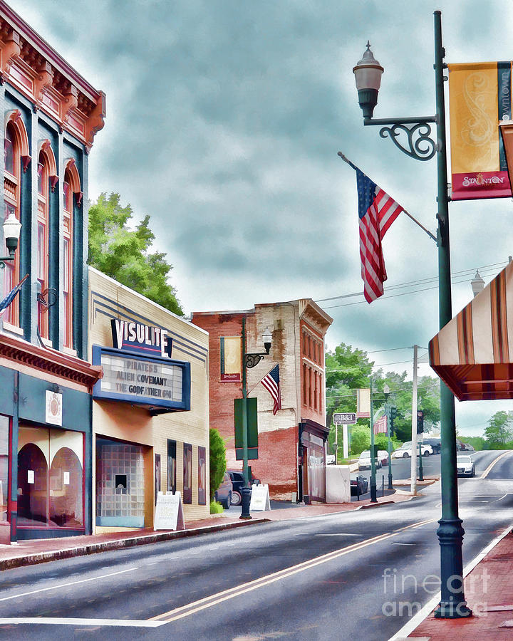 Staunton Virginia - Art of the Small Town Photograph by Kerri Farley