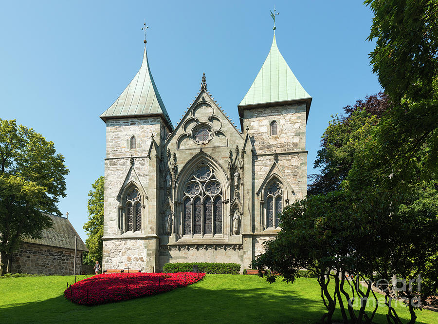 Stavanger Cathedral Photograph by Andrew Michael