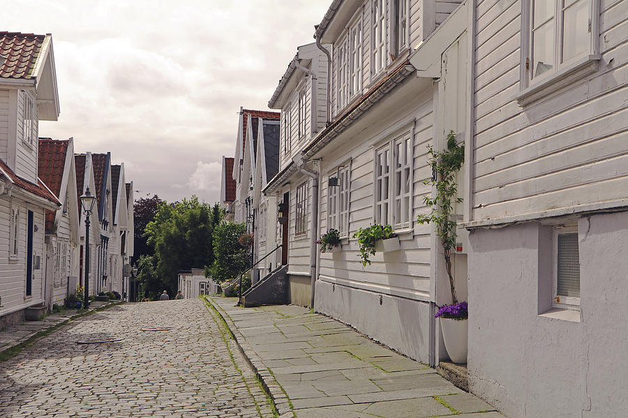 Stavanger Old Town Photograph by Tony Murtagh