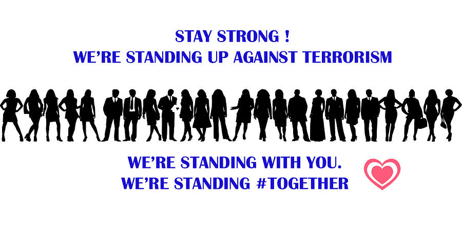 Stay Strong Against Terrorism Photograph by Ian Watts