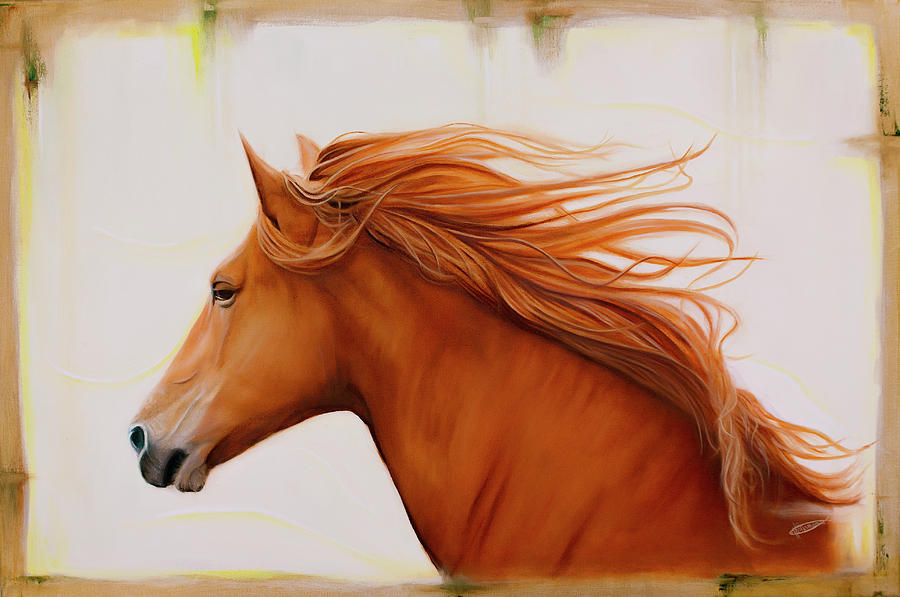 Horse Painting - Steady and True by Jeanette Sthamann