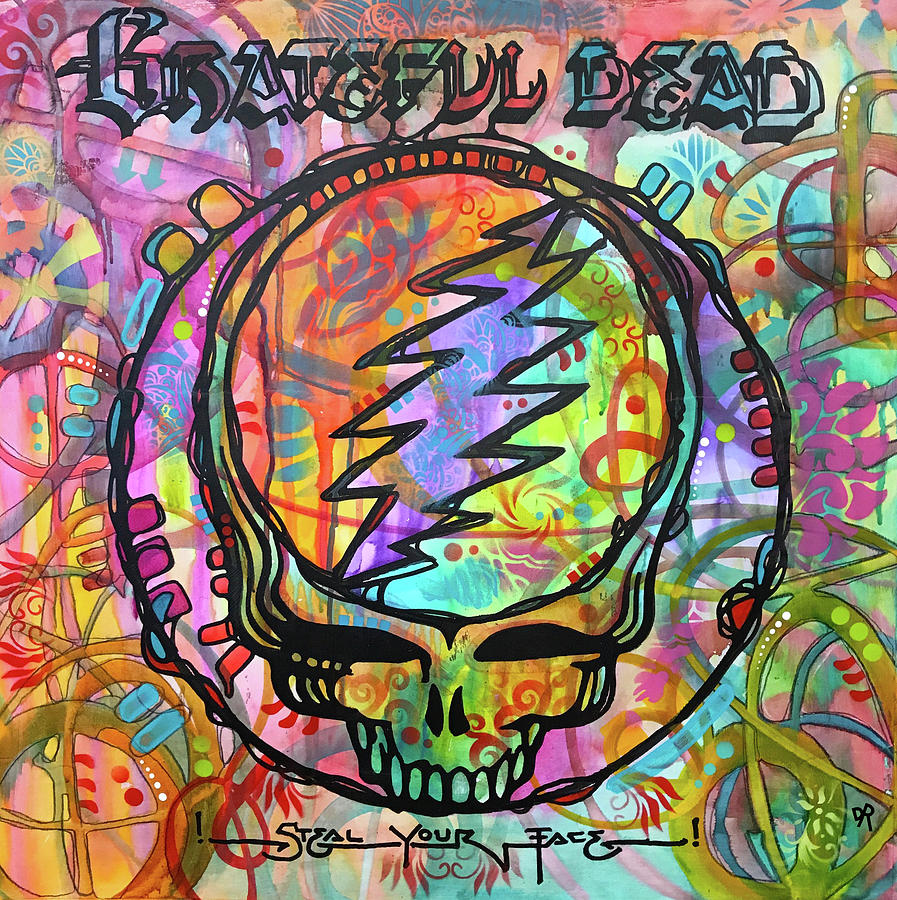 Steal Your Face Redux Painting by Dean Russo Art