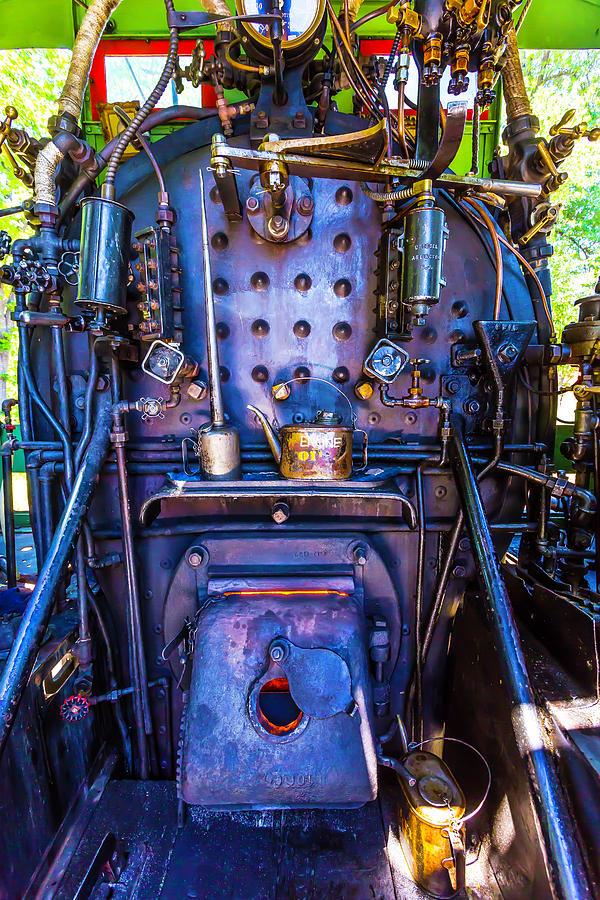 Steam Engine Cab Photograph by Garry Gay