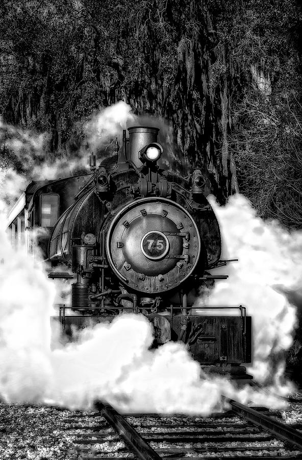 Steam Engine Jan 2016 in HDR Photograph by Michael White
