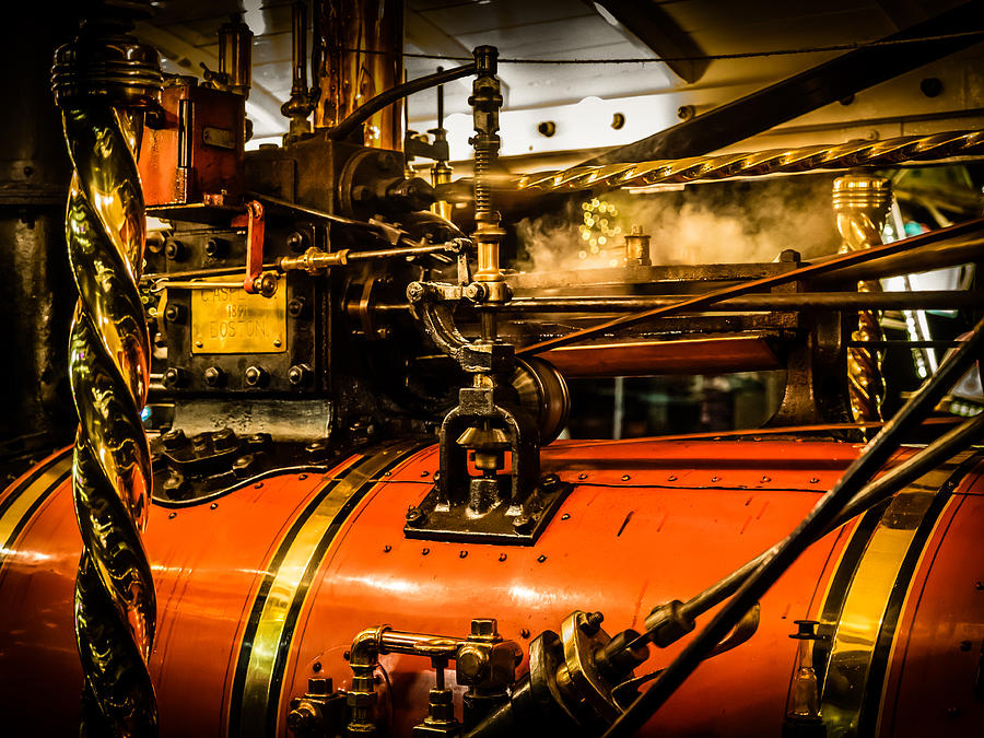 Steam Engine Photograph by Mark Llewellyn