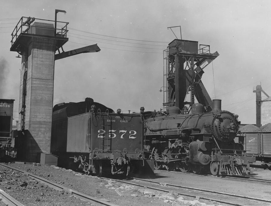 Steam Engines in Winona Minnesota - 1948 Photograph by Chicago and North Western Historical Society