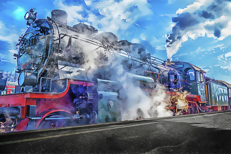Steam Painting by Harry Warrick