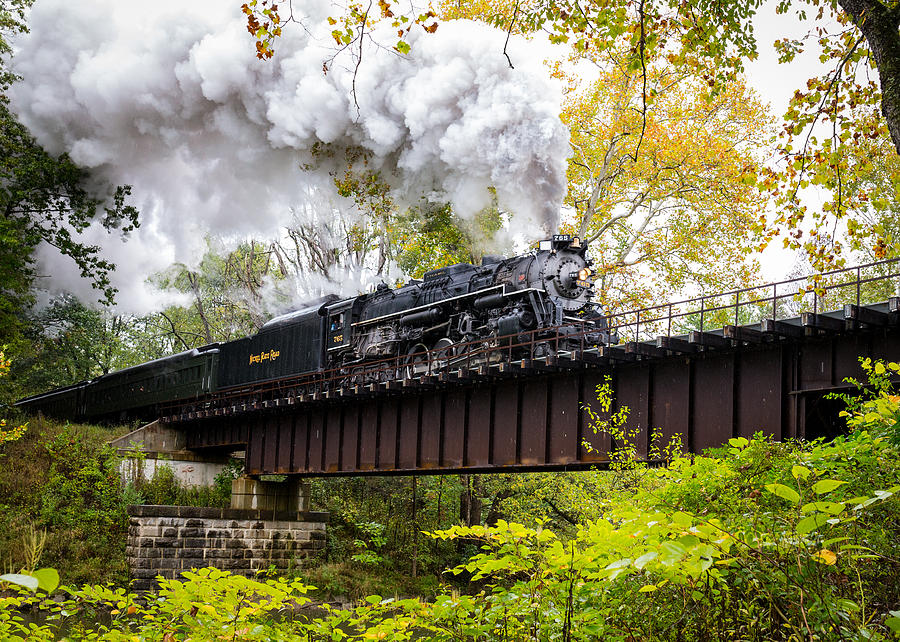 Cuyahoga Valley National Park Photograph - Steam in the Valley II  by Tim Fitzwater