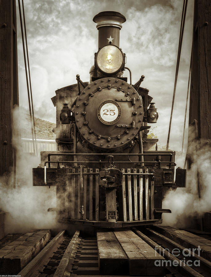 Steam Locomotive 2 Photograph by Mitch Shindelbower