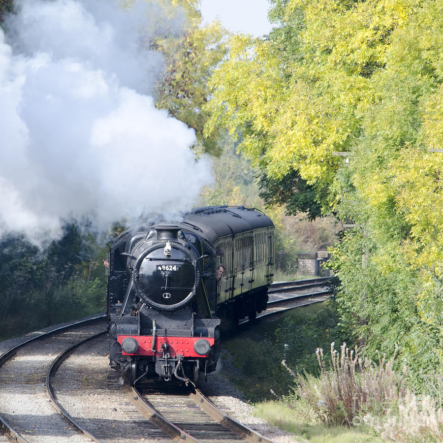 Steam locomotive 48624 Photograph by Steev Stamford