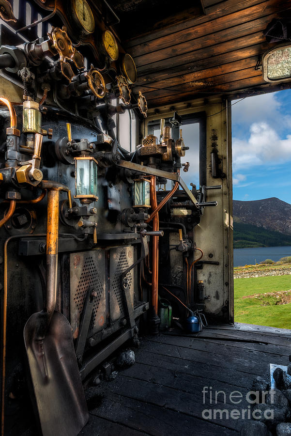 Steam Locomotive Footplate Photograph by Adrian Evans