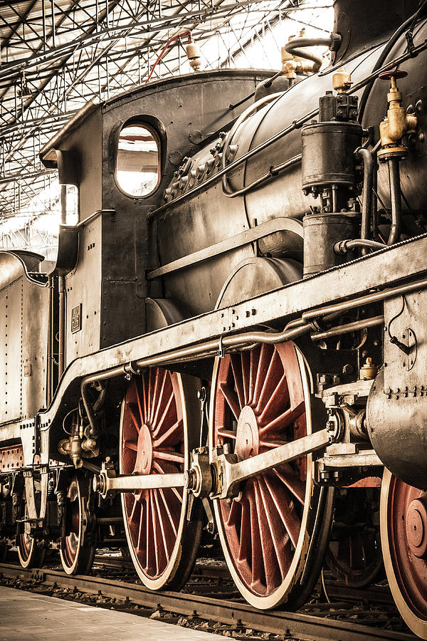 Steam Locomotive FS 552.036 Photograph by Pavel Melnikov - Pixels