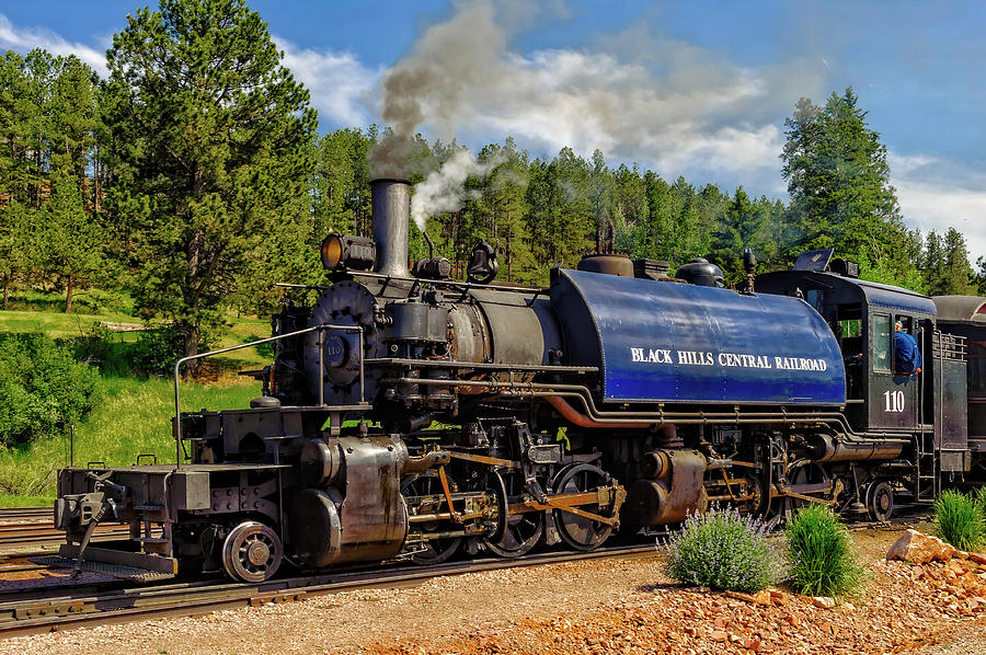 Steam Locomotive Number 110  -  BHC004 Photograph by Frank J Benz