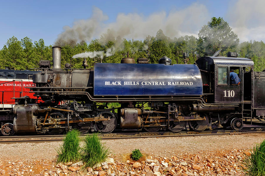Steam Locomotive Number 110  -  BHC006 Photograph by Frank J Benz