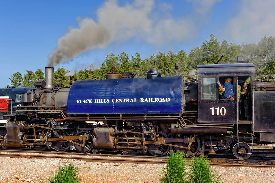 Steam Locomotive Number 110  -  BHC007 Photograph by Frank J Benz
