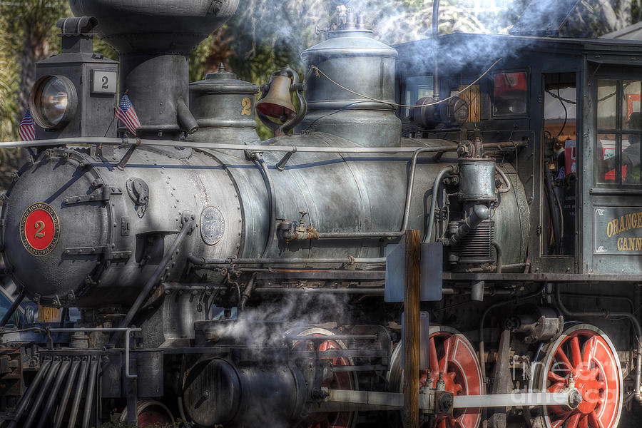 Train Photograph - Steam Locomotive  by Rick Mann