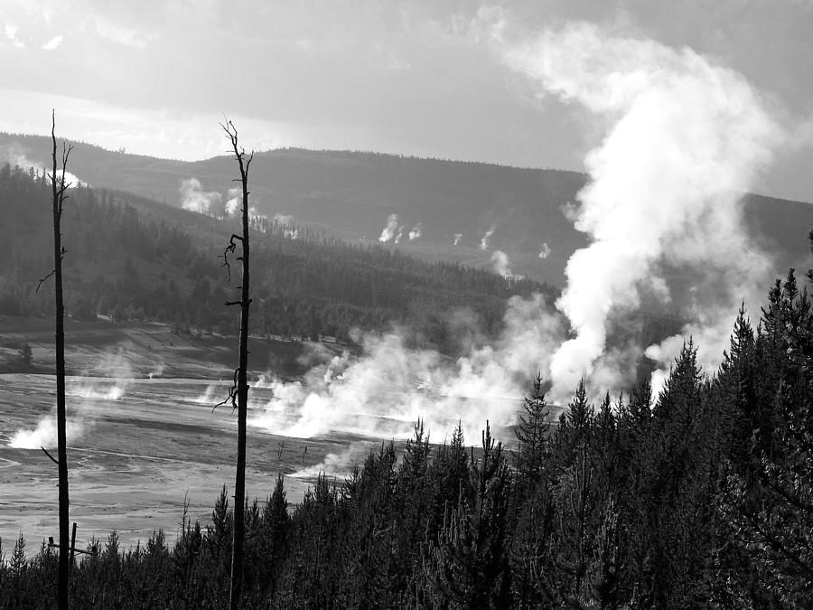 Yellowstone National Park Photograph - Steam by Nicole Belvill