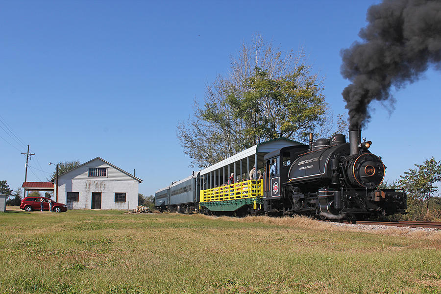 Steam on the South Carolina Railroad Museum 4 Photograph by Joseph C Hinson