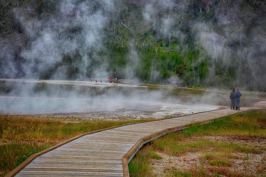 Steam Pool Yellowstone Photograph by Hugh Smith