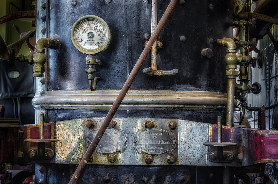 Steam Boiler Photograph by James Barber