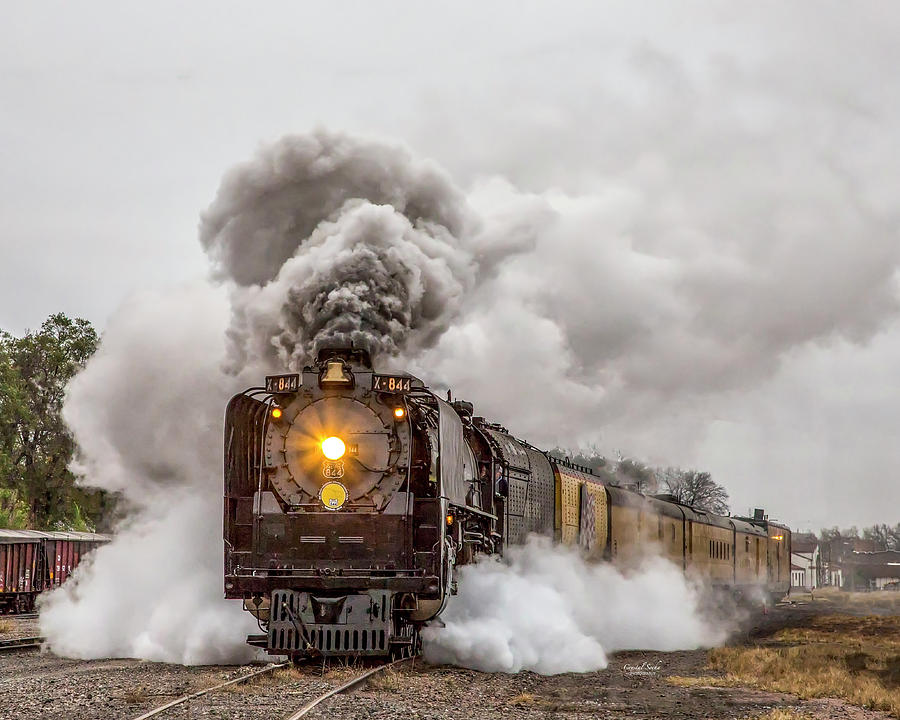 Train Photograph - Steam Powered by Crystal Socha