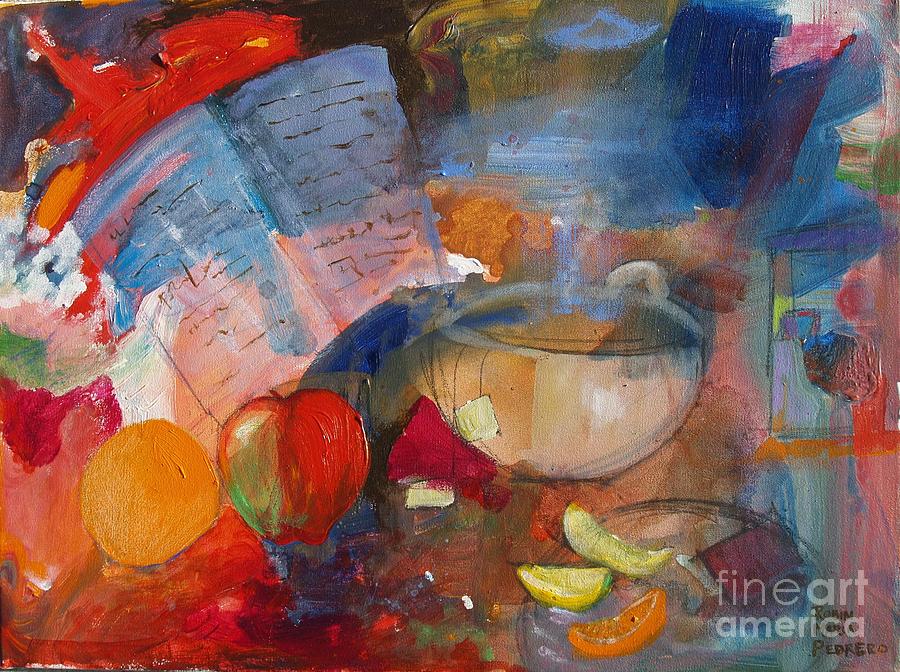 Tea Painting - Steam by Robin Pedrero