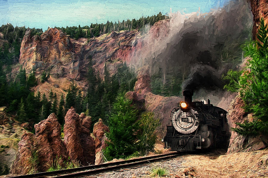Steam Through the Rock Formations Photograph by Ken Smith