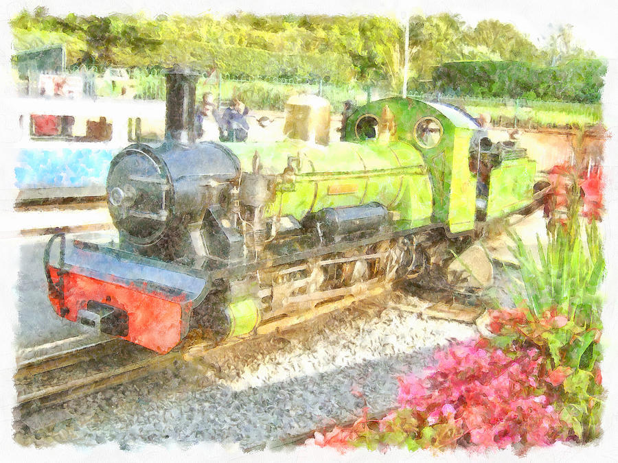 Steam train engine on display Photograph by Ashish Agarwal