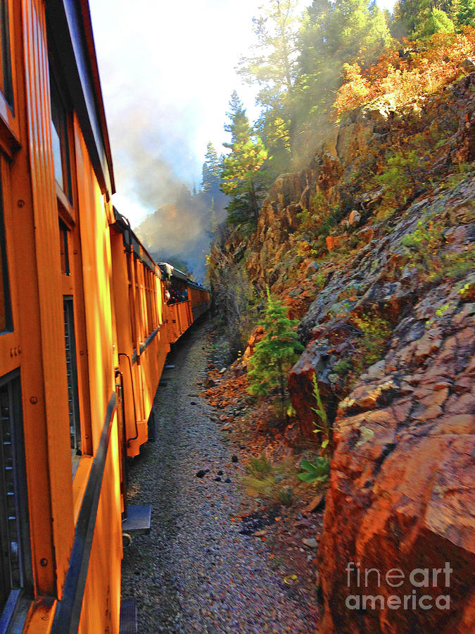 Steam Train in Durango Photograph by Eunice Warfel