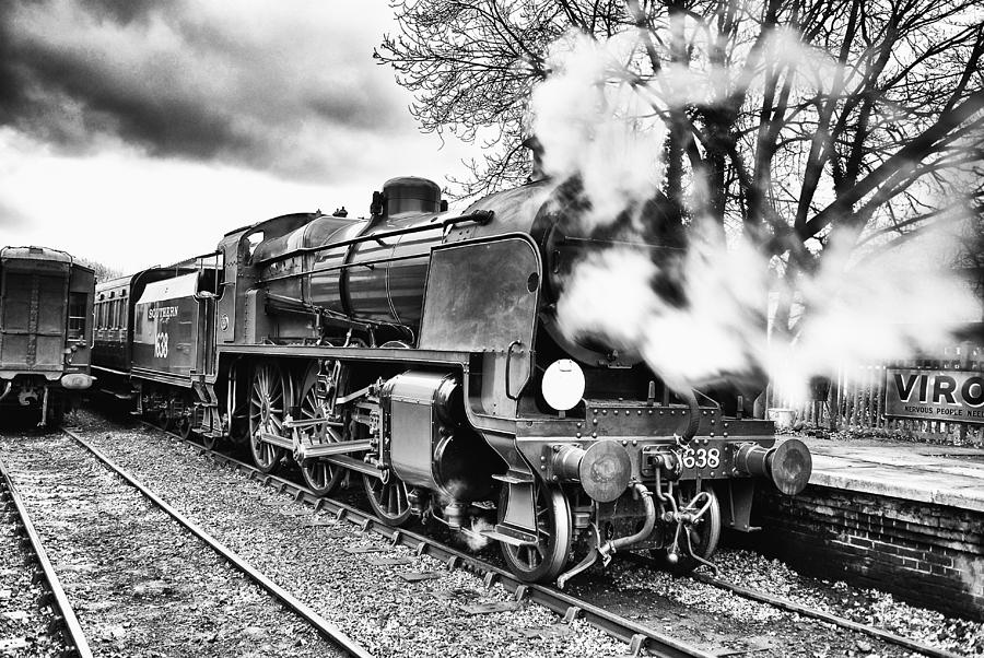 Bluebell Railway Photograph - Steam Train - Sussex by Chris Pickett