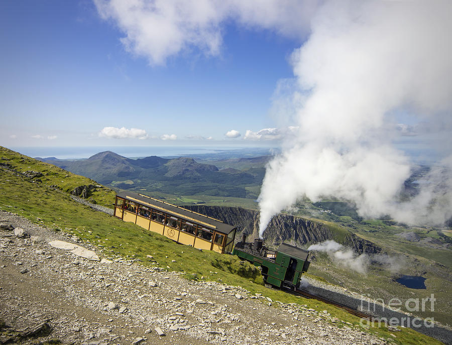 Steam Train To Snowdon Photograph by Ian Mitchell