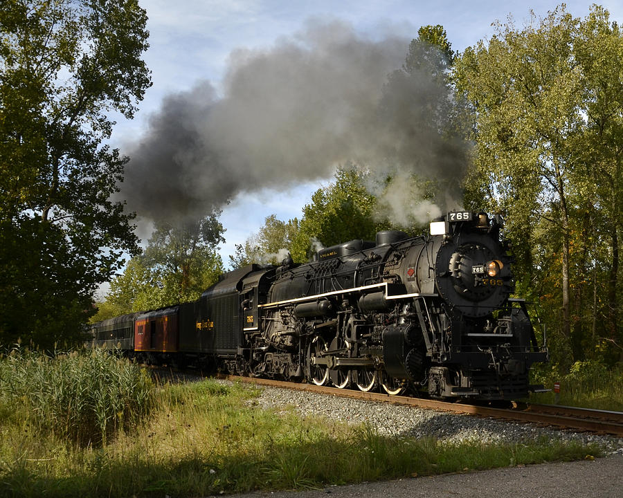 Steam Train VI Photograph by Ann Bridges