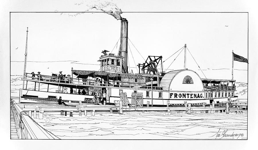 Steamboat Frontenac Photograph by Ira Shander