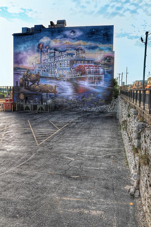 Steamboat Mural  Photograph by Buck Buchanan